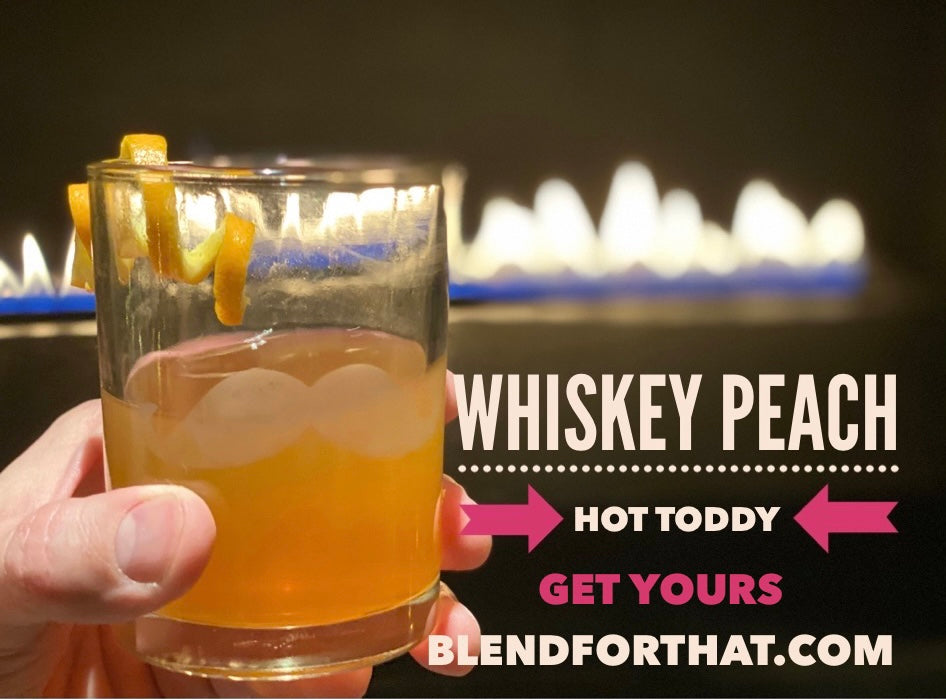 Whiskey Peach Hot Toddy