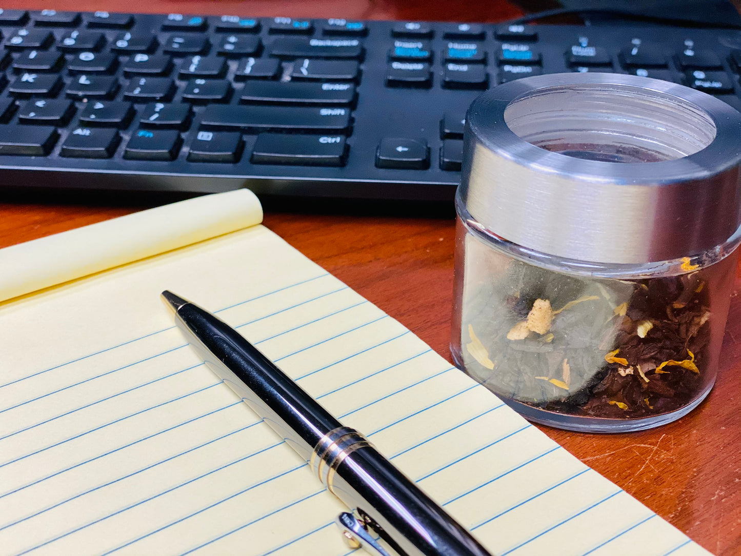 Glass Tea Jar - (Unlabeled and Unfilled)