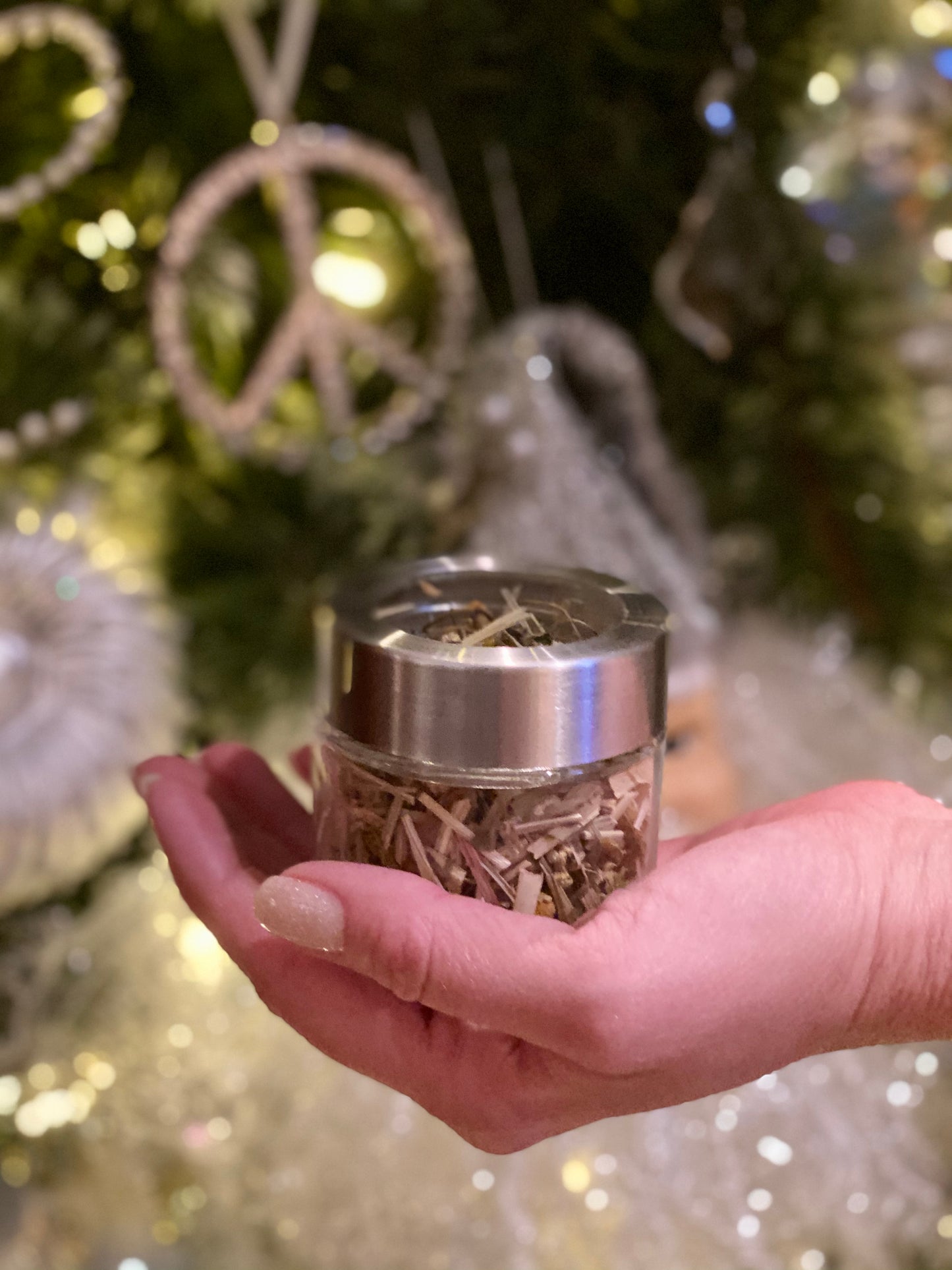 Glass Tea Jar - (Unlabeled and Unfilled)